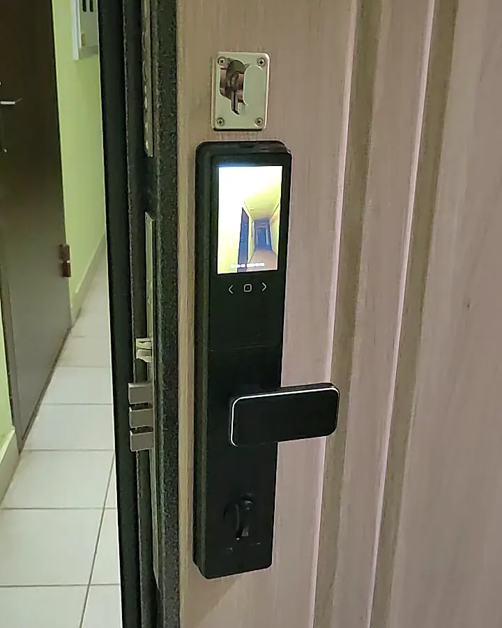 Моторный умный замок Dircode U800 с распознаванием лица в ЖК Метроград